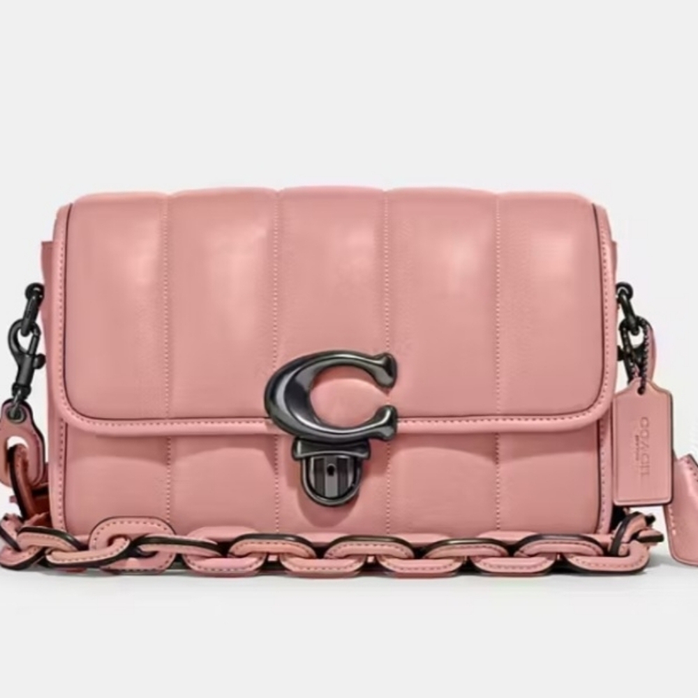 Coach Studio Shoulder Bag With Quilting